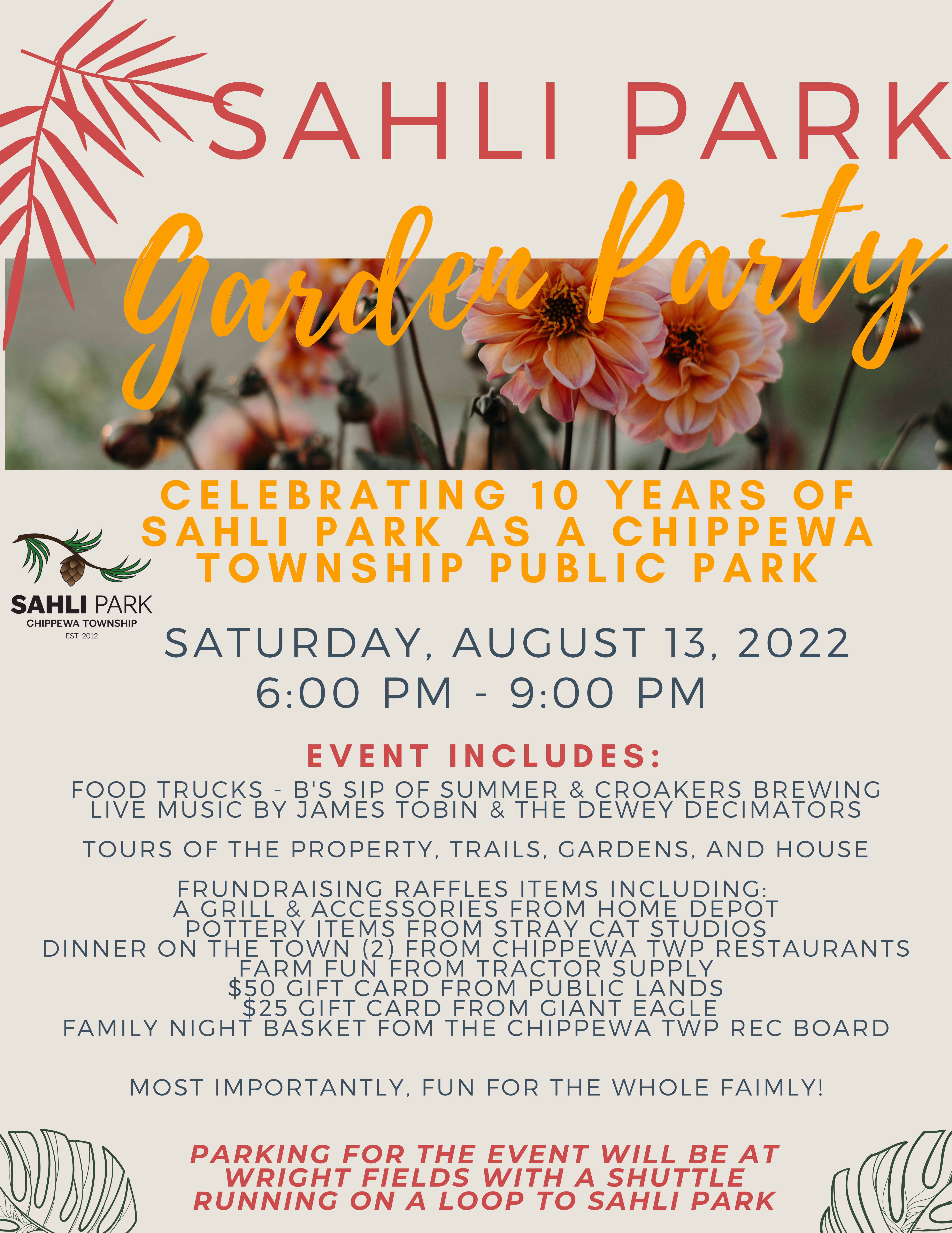 Sahli Garden Party - 10th Anniversary Celebration of Sahli Park