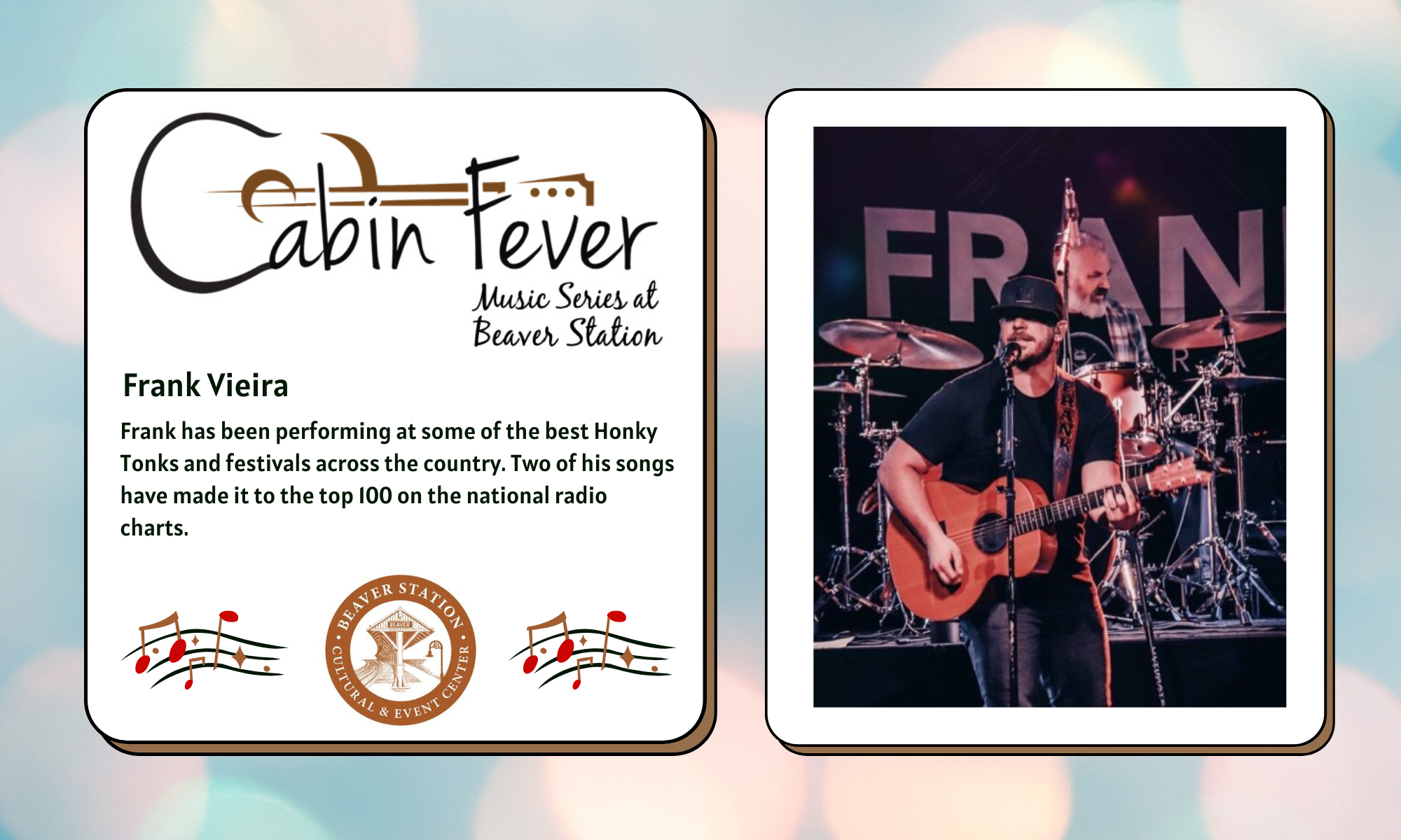 Cabin Fever Music Series- Frank Vieira Concert