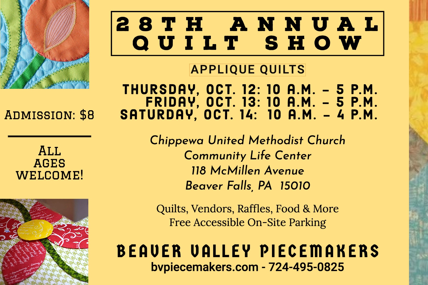 Beaver County 28th Annual Quilt Show