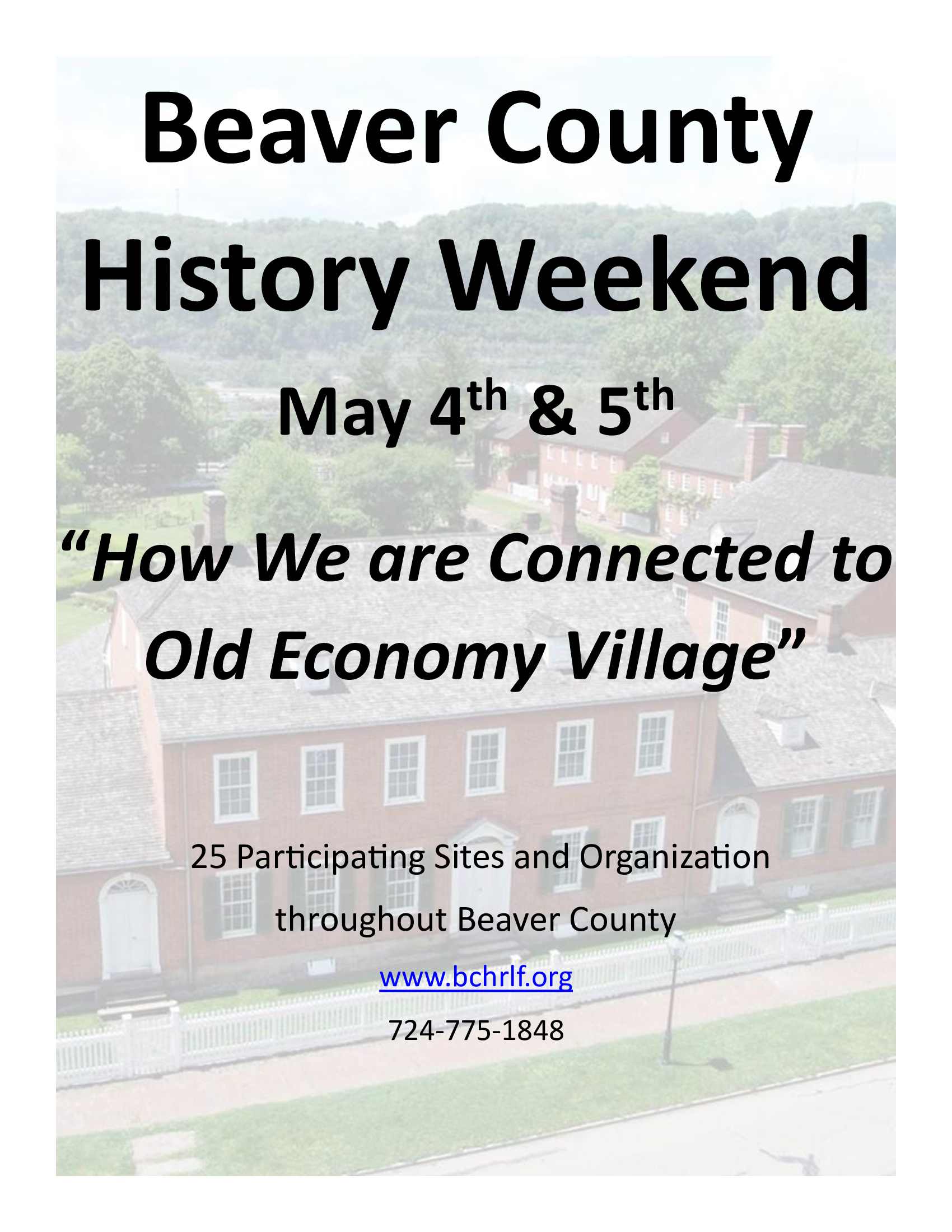 Beaver County History Weekend