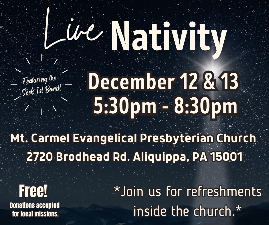 Mt. Carmel EPC Live Nativity