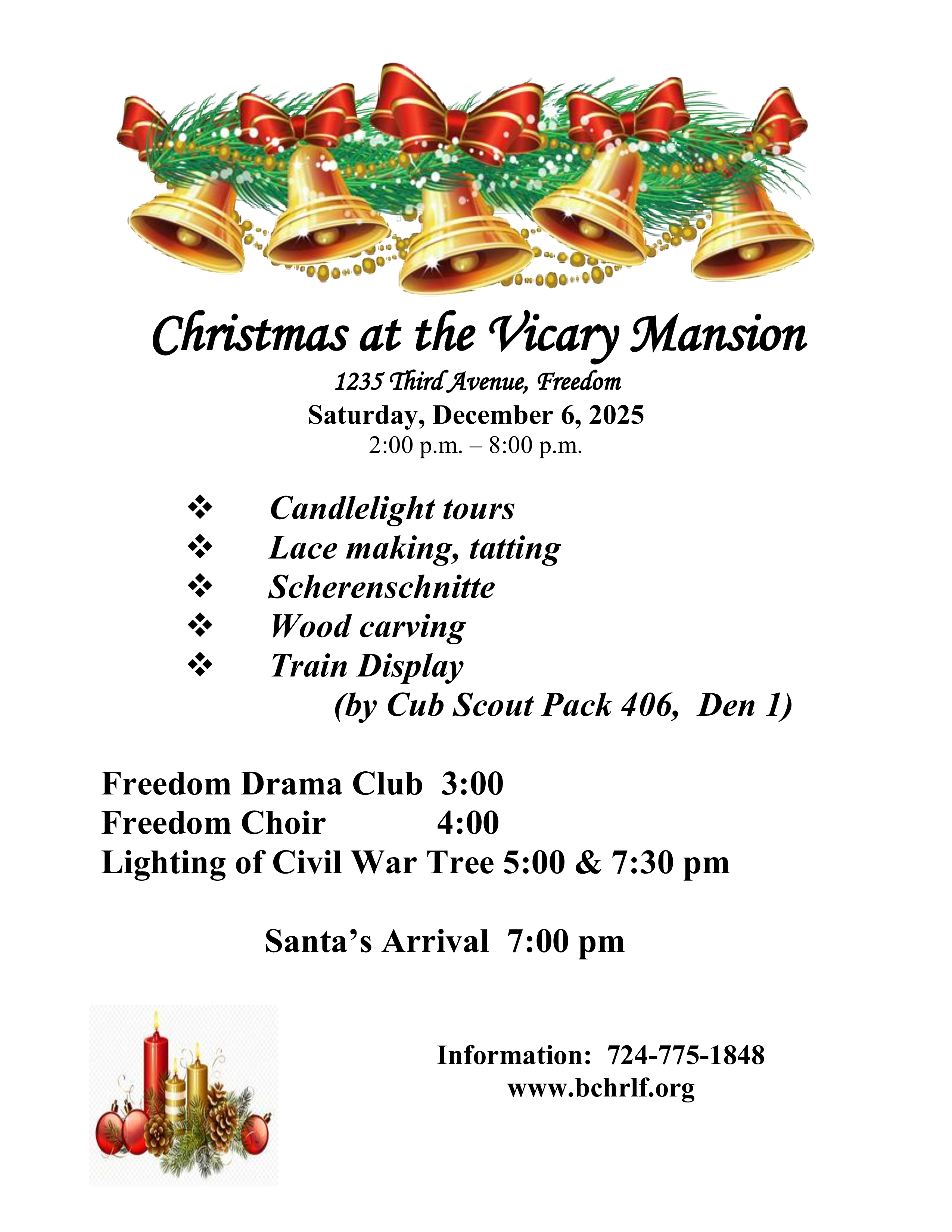 Christmas at the Vicary Mansion