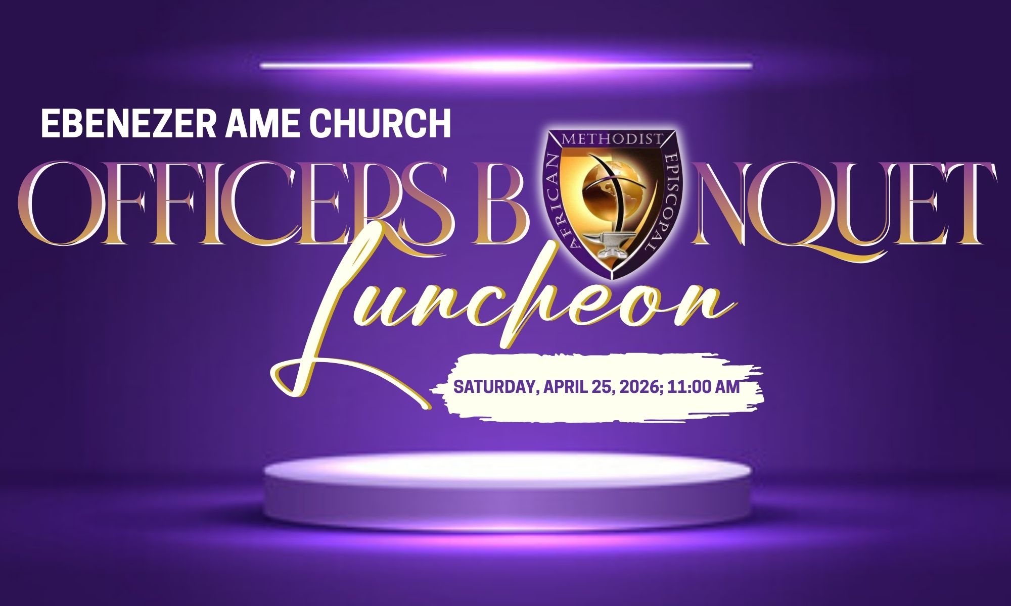 Ebenezer AME Church Officers Banquet Luncheon