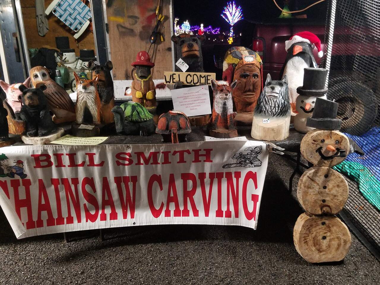 Bill Smith chainsaw carving